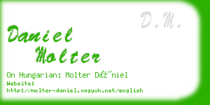 daniel molter business card